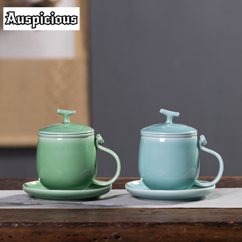 Celadon Ceramic Cup - Tasse de séparation de thé avec