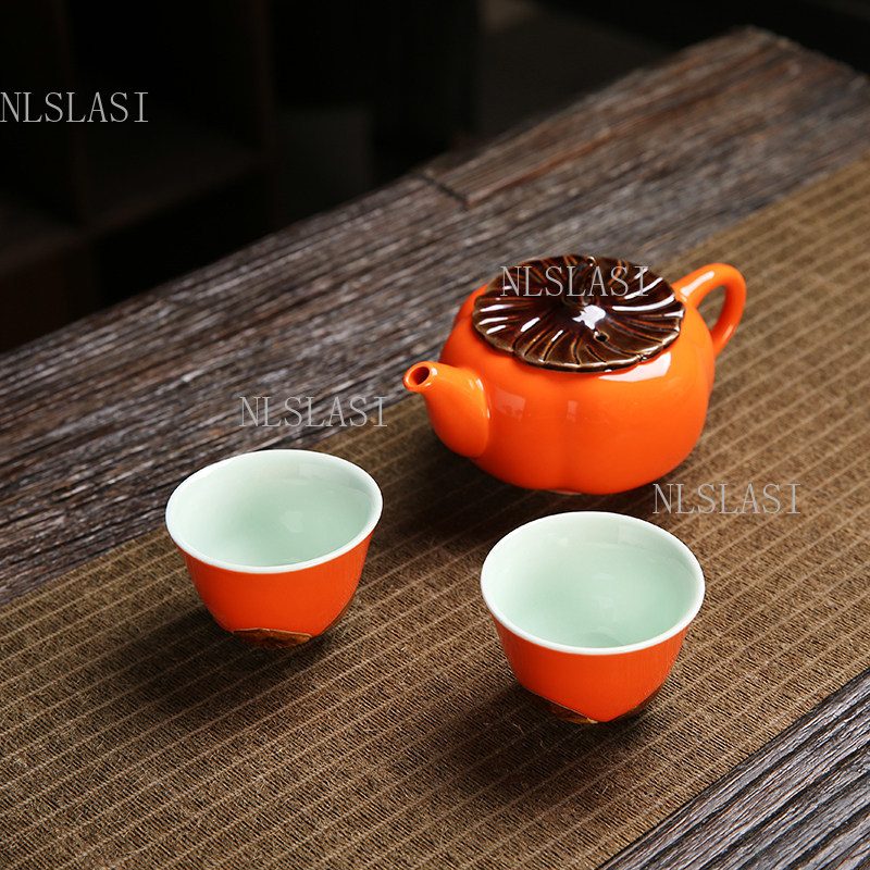 Celadon Ceramic Cup - Service à thé en céramique rouge