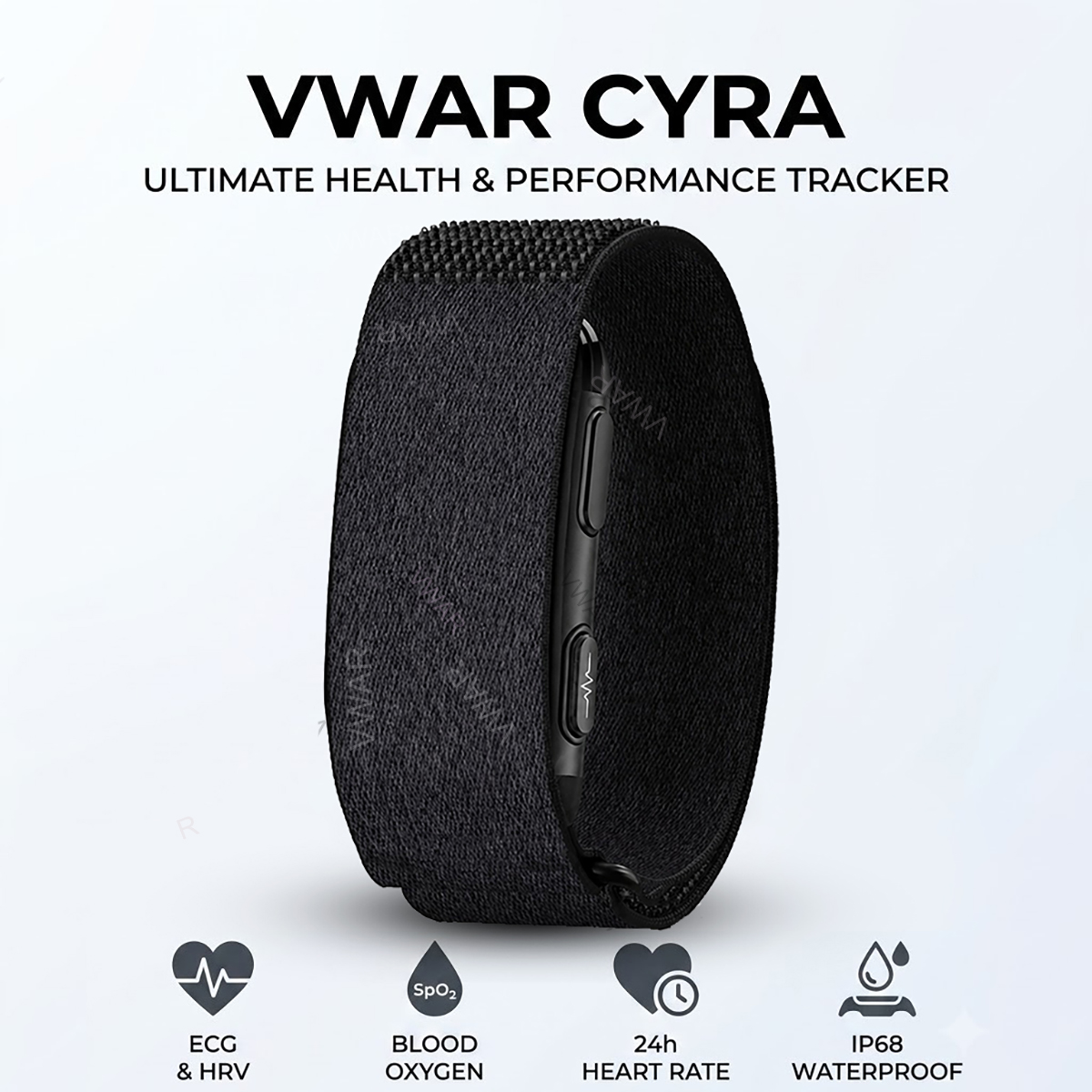Korean Health Lifestyle - VWAR CYRA Bracelet Connecté Sans Écran