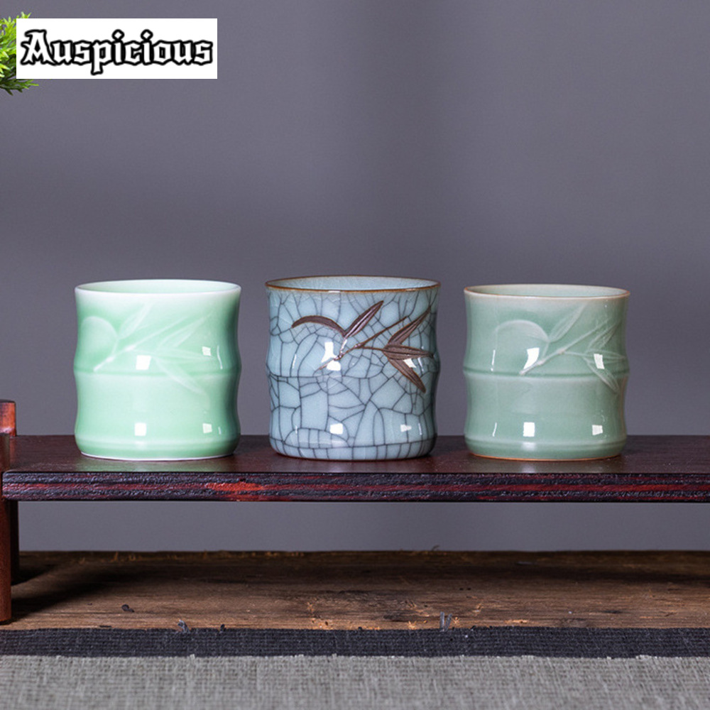 Celadon Ceramic Cup - Tasse à thé en céramique en