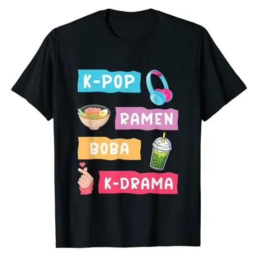 T-shirt tendance pour les fans - Korean Girl Lifestyle avis et prix